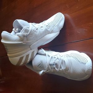 Kansas Jayhawks Auth Team-Issued Adidas DON 2 (Donavan Mitchell) Sz 6Y White